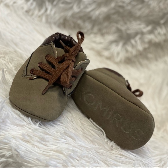 Romirus toddlers tan lace up sneaker boots - Picture 6 of 6